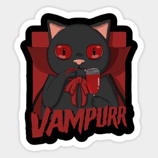 The Vampurr Sticker